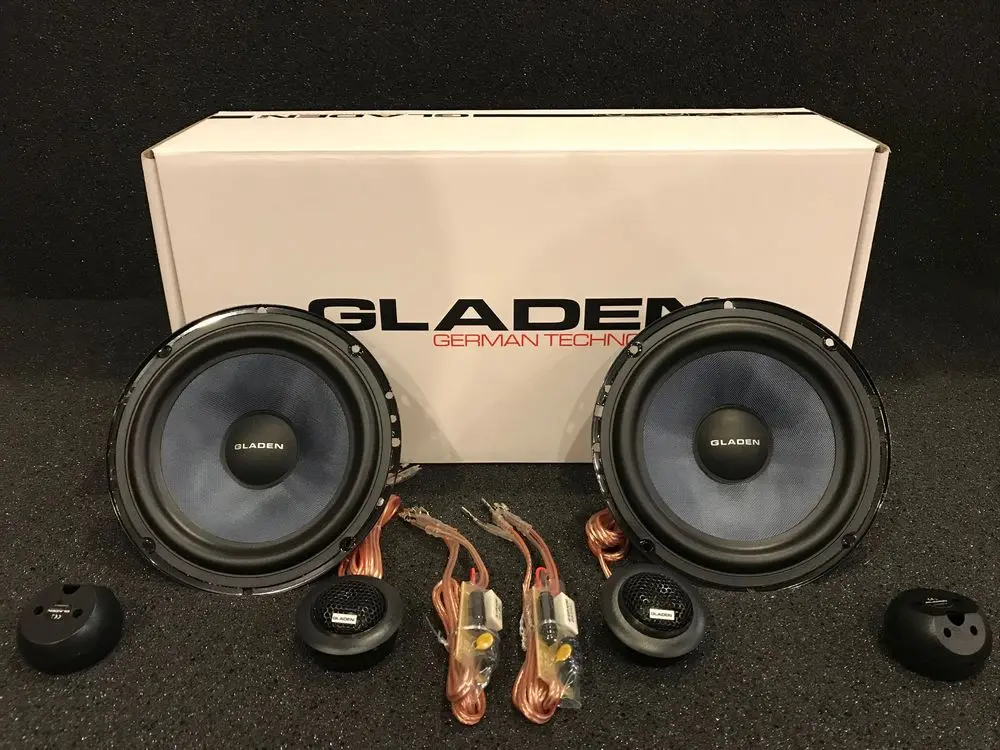 Акустика компонентная Gladen Alpha 165. 16.5 см (6.5 дюйм.), Мощность динамиков 75 Вт (номинальная), 110 Вт (максимальная).