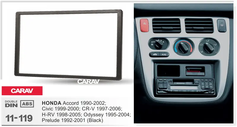 CARAV 11-119 - HONDA Accord / CIVIC / CR-V 1990+