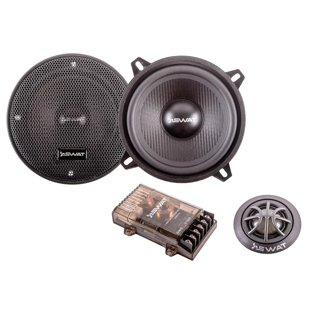 Акустика компонентная SWAT SP-M130. 13 см (5 дюйм.), Мощность динамиков 70 Вт (номинальная), 300 Вт (максимальная).