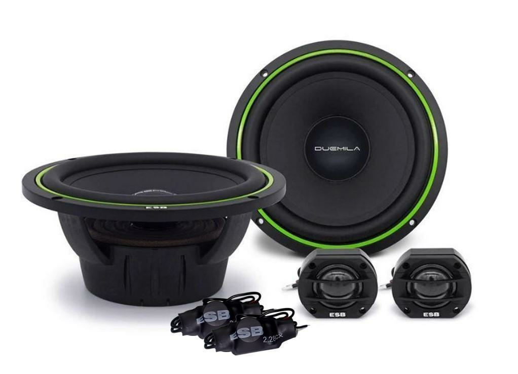 Акустика компонентная ESB 2.6K2XP. 16.5 см (6.5 дюйм.), Мощность динамиков 90 Вт (номинальная), 240 Вт (максимальная).