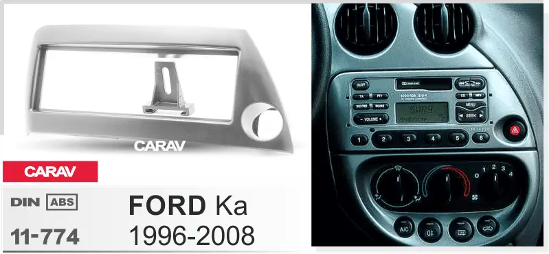 CARAV 11-774 - FORD Ka 1996-2008 (silver)