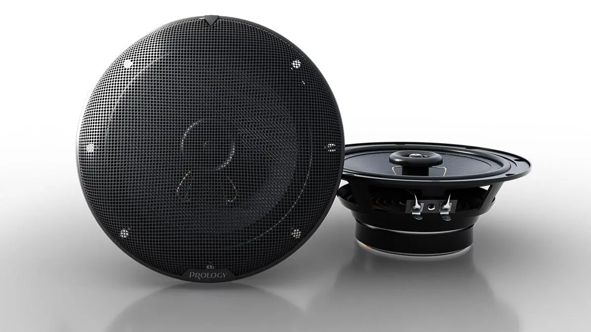 Акустика коаксиальная Prology PX-165. 16.5 см (6.5 дюйм.), Мощность динамиков 90 Вт (номинальная)/150 Вт (максимальная).