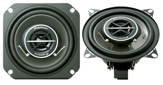 Акустика Pioneer TS-1002i - купить в Авто-сила Фото коаксиальной акустики Pioneer TS-1002i.