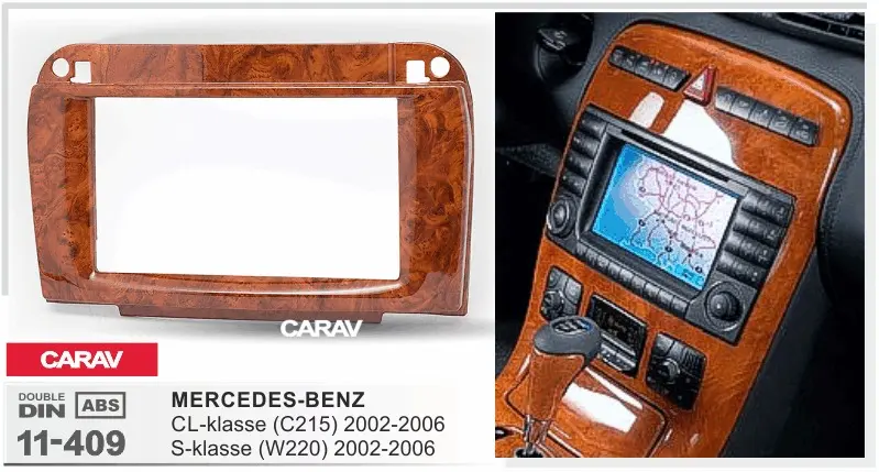 CARAV 11-409 - MERCEDES CL-klasse (C215) 2002-2006; S-klasse (W220) 2002-2006 (под дерево))