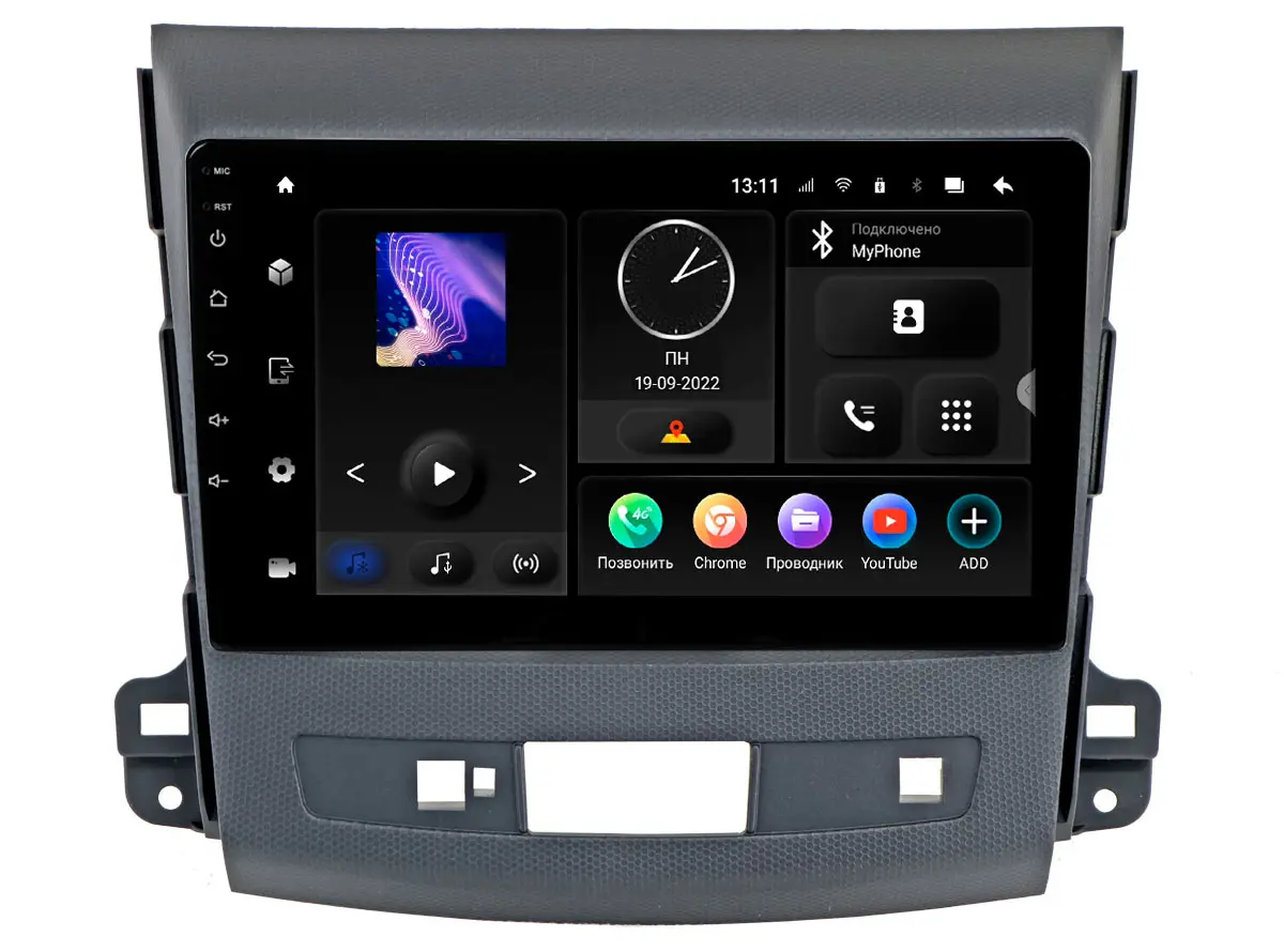 Incar TMX-6105-6 - штатная магнитола Mitsubishi Outlander 06-12