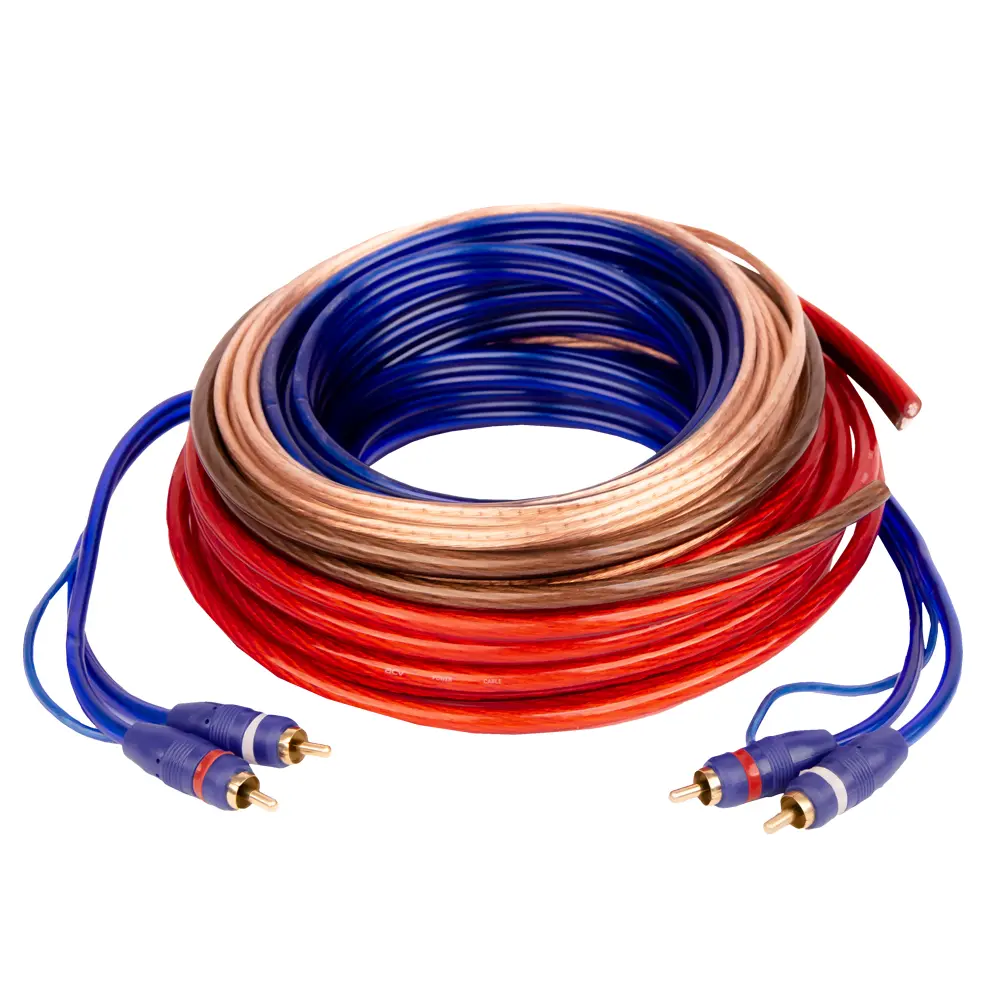 ACV KIT 2.8SL - Комплект проводов (для 2-х кан усил-ля 8AWG/Mini ANL 40A)
