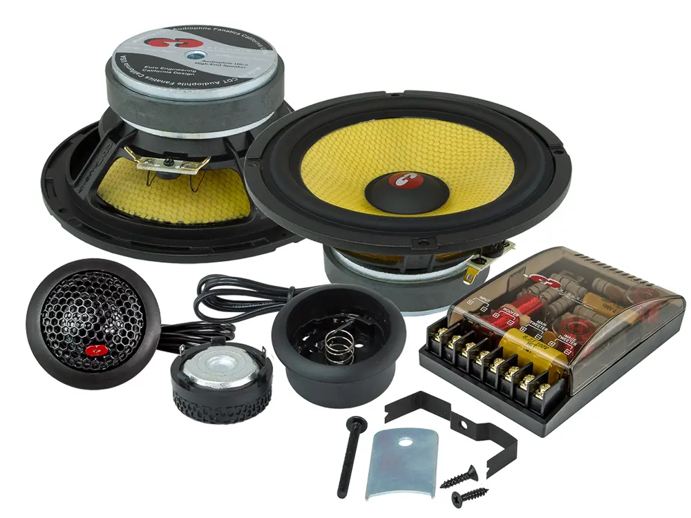 Акустика компонентная CDT Audio HD-62.5HC. 16.5 см (6.5 дюйм.), Мощность динамиков 180 Вт (номинальная).