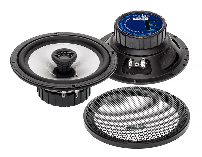 Акустика коаксиальная MD.Lab SP-E172 New. 16.5 см (6.5 дюйм.), Мощность динамиков 80 Вт (номинальная), 160 Вт (максимальная).