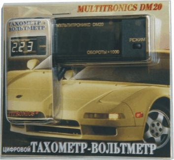Multitronics DM20 Тахометр+вольтметрz