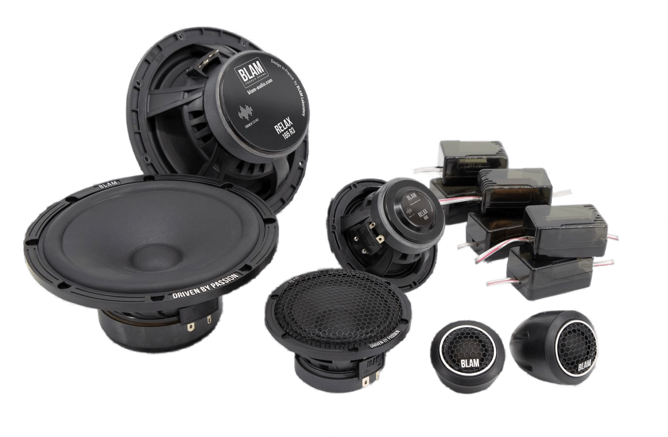 Акустика компонентная BLAM 165R3. 16.5 см (6.5 дюйм.), Мощность динамиков 75 Вт (номинальная), 150 Вт (максимальная).