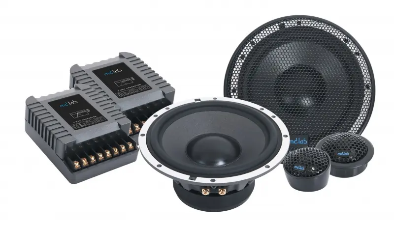 Акустика компонентная md.lab SP-B17.2. 16.5 см (6.5 дюйм.), Мощность динамиков 90 Вт (номинальная).