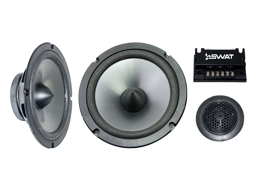 Акустика компонентная SWAT SP-B6.2. 16.5 см (6.5 дюйм.), Мощность динамиков 60 Вт (номинальная), 250 Вт (максимальная).