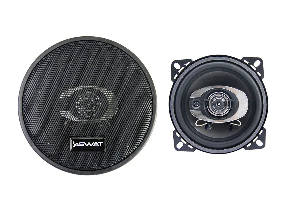 Акустика коаксиальная SWAT SP-B4. 10 см (4 дюйм.), Мощность динамиков 40 Вт (номинальная), 220 Вт (максимальная).