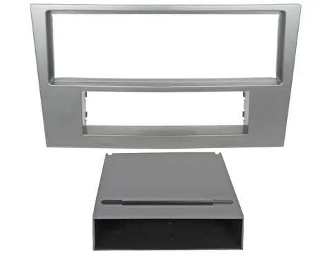 Incar ROP-N01 - Переходная рамка Opel Astra H / Zafira B (1din с карманом) Silver
