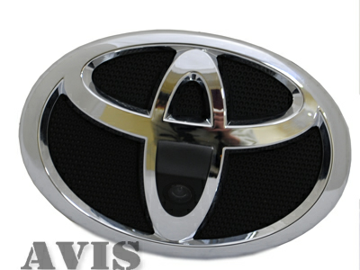 CCD штатная камера переднего вида AVIS AVS324CPR для TOYOTA (#120) (BOTTOM) с блоком контроля скорости