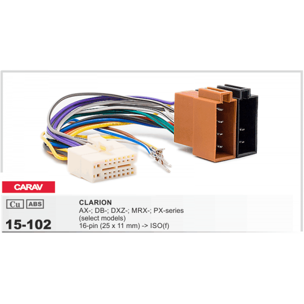 CARAV 15-102 - разъём для магнитолы Clarion