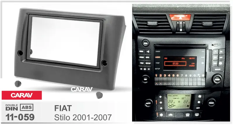 CARAV 11-059 - FIAT Stilo (2001-2007) - 2DIN