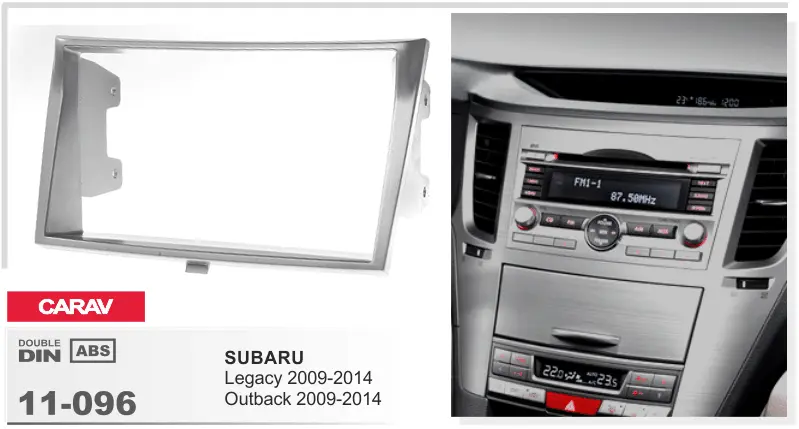 CARAV 11-096 - SUBARU Legacy, Outback 2009+ 2-DIN