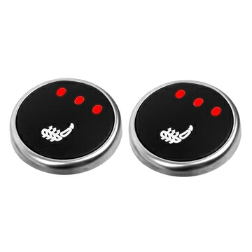 ACV HS-03P <br/> Подогрев сидений на 2 места, круглые кнопки с 3-х уровневыми регуляторами интенсивности нагрева.с перфорированными матами <br />
  <br />
 Установленный подогрев сиденья не отличается от заводского, клавиши управления гармонично вписываются в интерьер автомобиля, проводка скрыта и защищена предохранителями, что обеспечивает безопасность при использовании подогрева сидений. Таким образом, независимо от марки автомобиля, его комплектации и возраста можно обеспечить себе и своим близким комфорт в автомобиле. <br />
  <br />
 Нагревательным элементом служит скрытая электропроводка, встраиваемая под обивку сидений. Благодаря этому  не нарушается интерьер салона. <br />
 Источником питания является специальный блок, благодаря чему прикуриватель свободен. Устройство регулируется термореле и защищено от появления искр и замыканий, что делает его безопасным. <br />
 Блок управления водитель может расположить в удобном для себя месте. <br />
 Установка связана со снятием сиденья с автомобиля и его разбором. Модули подогрева устанавливаются как на спинку сидения, так и на подушку. Далее кресло собирается и устанавливается в автомобиль. <br />
 Подогрев сидений на 2 места, с 3 уровневыми регуляторами интенсивности нагрева. <br />
  <br />
 Комплектация: <br />
 – 4 нагревательных элемента <br />
 – 2 регулятора температуры с 3 режимами интенсивности круглой формы <br />
 – Интеллектуальный блок управления <br />
 – Предохранитель <br />
 – Комплект проводки и хомутов для крепления с сидениями <br />
 – Размеры одного нагревательного элемента: 47 см x 27 см <br />
  <br />
 Технические характеристики: <br />
 – Мощность одного элемента: 25 Вт <br />
 – Термостат в каждом подогреве: 65 °C± 5° C <br />
 – Длина проводки: 2,5 м <br />
 – Красный тонкий провод – цепь зажигания – управляющий контакт. <br />
 – Подогрев будет работать, только если на этом проводе есть +12В. <br />
 – Красный толстый провод – цепь питания +12В. Суммарный потребляемый ток 7.5А Желтый/оранжевый провод – подсветка. Подключается к цепи габаритные огни/фары. <br />
 – Черный провод – минус (масса). <br />
  <br />