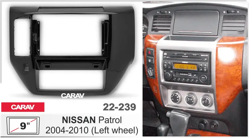 CARAV 22-239 - NISSAN Patrol 2004-2010 (9")