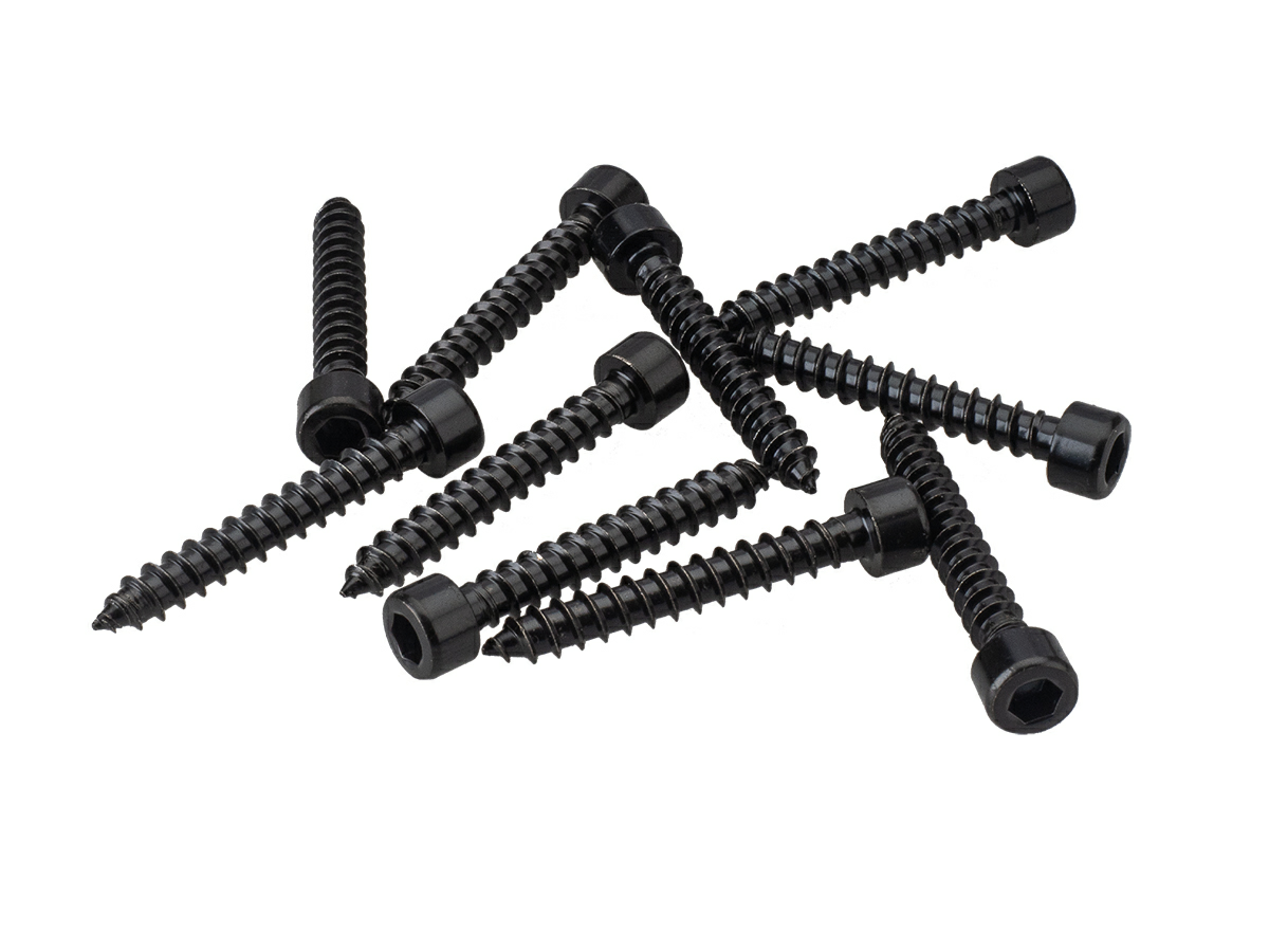 Aura WGS-535B - Саморез с шестигранной головкой, диаметр 5 мм, длина 35 мм., черный Aura WGS-535B - Саморез с шестигранной головкой, диаметр 5 мм, длина 35 мм., черный