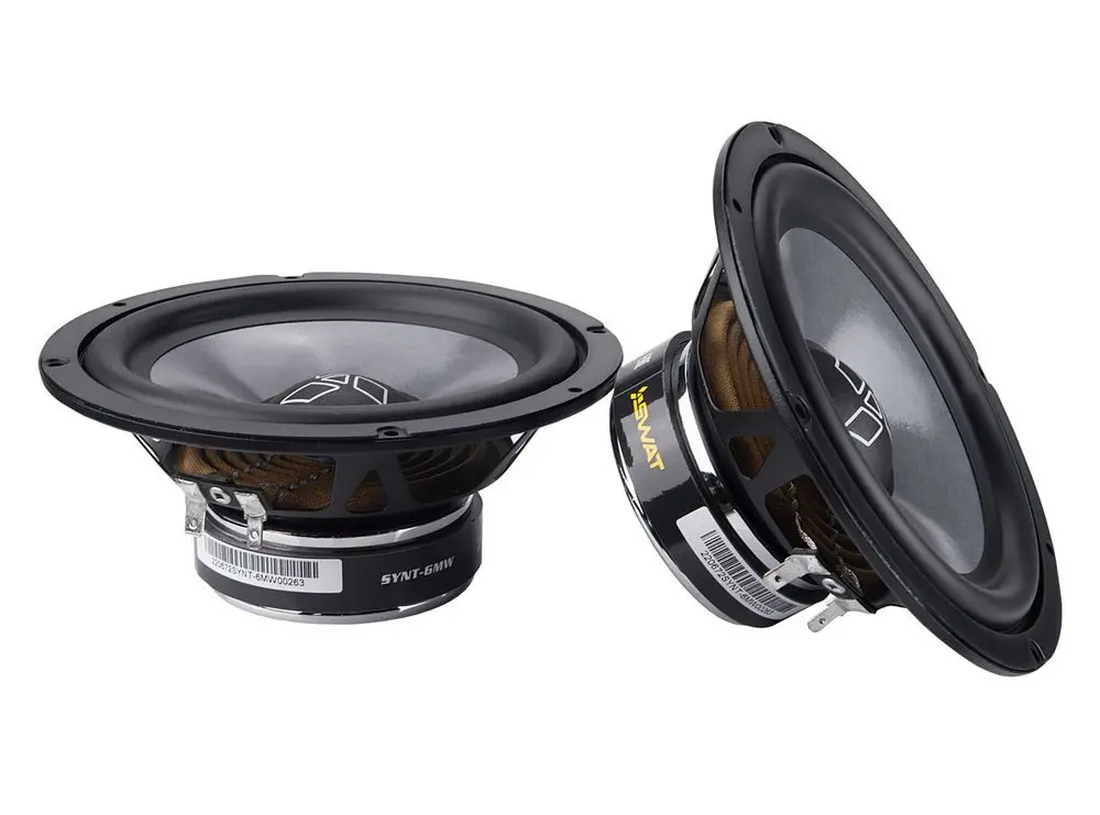 Акустика Мидбас SWAT SYNT-6MW. 16.5 см (6.5 дюйм.), Мощность динамиков 100 Вт (номинальная).