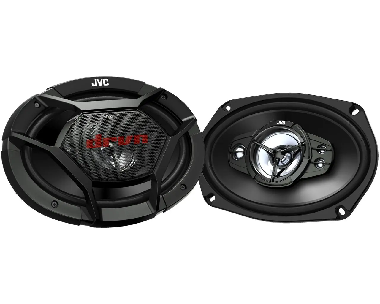 Акустика коаксиальная JVC CS-DR6950H. овальный 15x23 см (6x9 дюйм.), Мощность динамиков 100 Вт (номинальная), 800 Вт (максимальная).