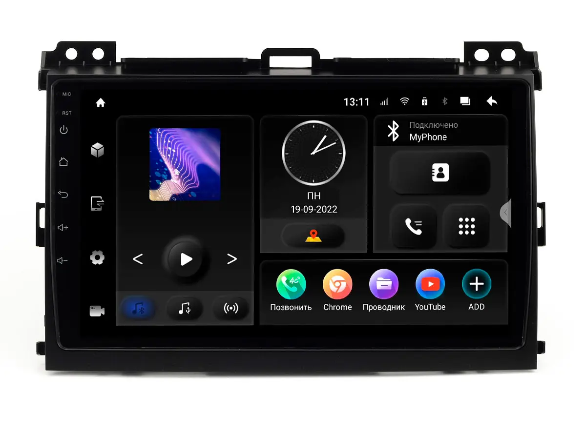 Incar TMX-2209-3 - штатная магнитола Toyota LC Prado 120