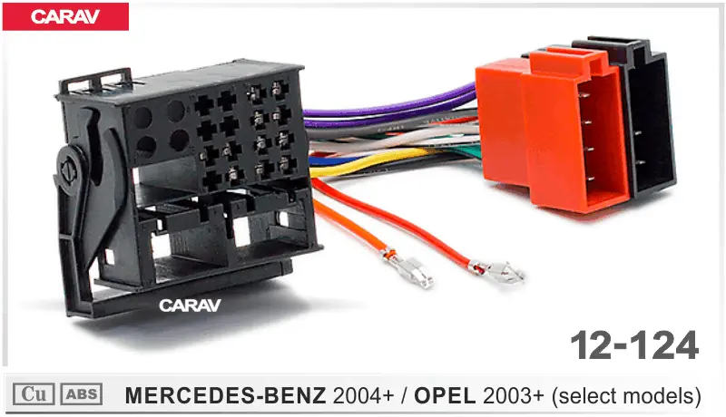 CARAV 12-124 - Штатный ISO MERCEDES-BENZ 2004+ / OPEL 2003+