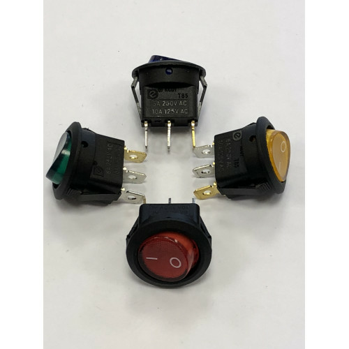 Переключатель R-777-3с-220в (желтый)