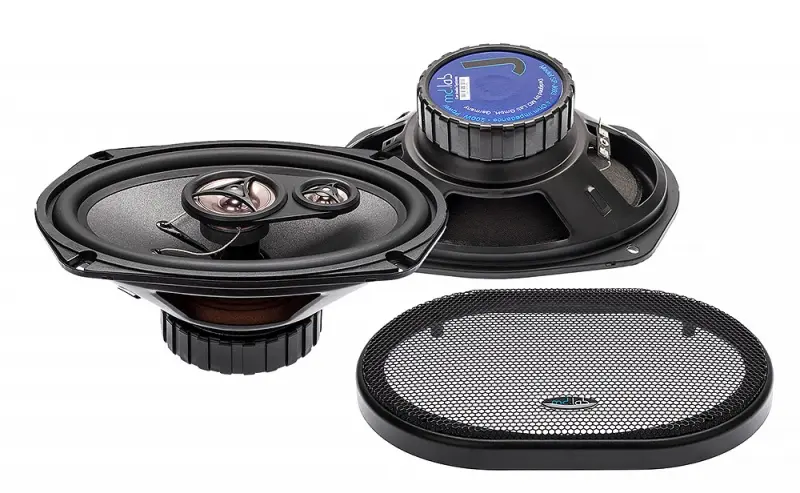 Акустика коаксиальная MD.Lab SP-J693. овальный 15x23 см (6x9 дюйм.), Мощность динамиков 100 Вт (номинальная), 200 Вт (максимальная).