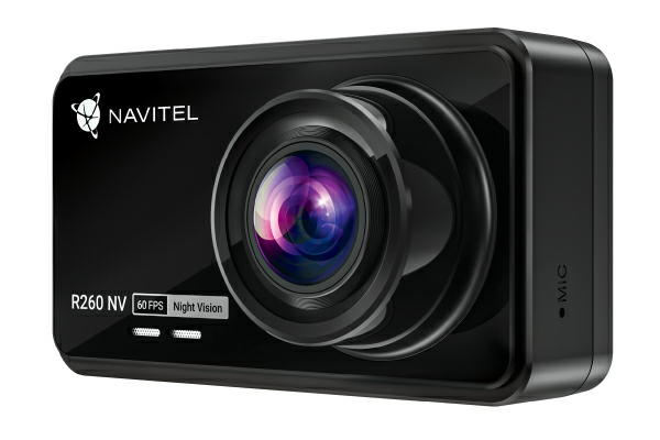 Navitel R260 NV <br/> <b>Ваш надежный помощник в дороге</b> <br />
 NAVITEL R260 NV — это современный компактный видеорегистратор, оснащенный сенсором с поддержкой Night Vision, обеспечивающим высокое качество даже в условиях низкой освещенности, например, в сумерках или ночью. <br />
  <br />
 <b>Плавная запись видео в Full HD</b> <br />
 Устройство записывает видео в формате Full HD 1080p со скоростью 60 кадров в секунду, обеспечивая плавное и четкое видео. Широкоугольный объектив с углом обзора 140° охватывает большую область дороги, фиксируя важные детали даже на высоких скоростях. <br />
  <br />
 <b>Всё, что вам нужно</b> <br />
 NAVITEL R260 NV оснащен 2-дюймовым IPS-дисплеем с широкими углами обзора, которые делают экран идеально читаемым с любой точки зрения в автомобиле. Устройство питается от бортовой сети автомобиля через разъем USB-C и поддерживает карты памяти microSD класса U3 и выше емкостью до 256 ГБ. <br />
  <br />
 <b>G-сенсор и автономный режим парковки</b> <br />
 Видеорегистратор оснащен G-сенсором, который срабатывает при физическом воздействии или резких маневрах и маркирует текущий видеоролик, помещая его в отдельную защищенную от перезаписи папку. Встроенный аккумулятор емкостью 180 мАч обеспечивает запись экстренных ситуаций, даже если устройство отключено от сети, что позволяет оставлять видеорегистратор в автомобиле и записывать всё, что угодно, когда срабатывает G-сенсор, будь то футбольный мяч, упавший на автомобиль, или сильный порыв ветра, сотрясающий автомобиль. <br />
  <br />
 <b>Возможность двухканальной записи</b> <br />
 NAVITEL R260 NV совместим с камерой заднего вида NAVITEL, которую можно приобрести отдельно.* <br />
 * При записи в двухканальном режиме фронтальная камера снимает видео со скоростью 30 FPS. <br />
  <br />
 <b>Navitel DVR Player</b> <br />
 Приложение Navitel DVR Player для ПК под управлением Windows позволяет просматривать и редактировать файлы, записанные вашим видеорегистратором, а также конвертировать их в другие форматы для отправки на смартфоны или в социальные сети. <br />