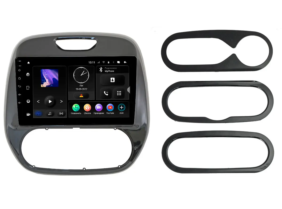 Incar TMX-1418-3 - штатная магнитола Renault Kaptur 20+ manual/auto AC