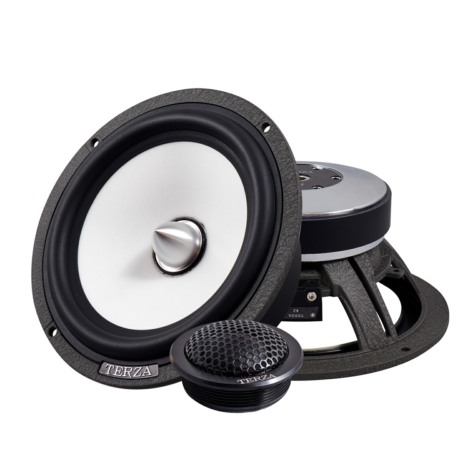 Акустика компонентная Kicx Terza K2. 16.5 см (6.5 дюйм.), Мощность динамиков 80 Вт (номинальная), 160 Вт (максимальная).