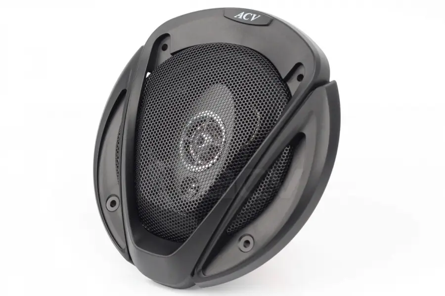 Акустика коаксиальная ACV PS-523. 13 см (5 дюйм.), Мощность динамиков 50 Вт (номинальная), 80 Вт (максимальная).