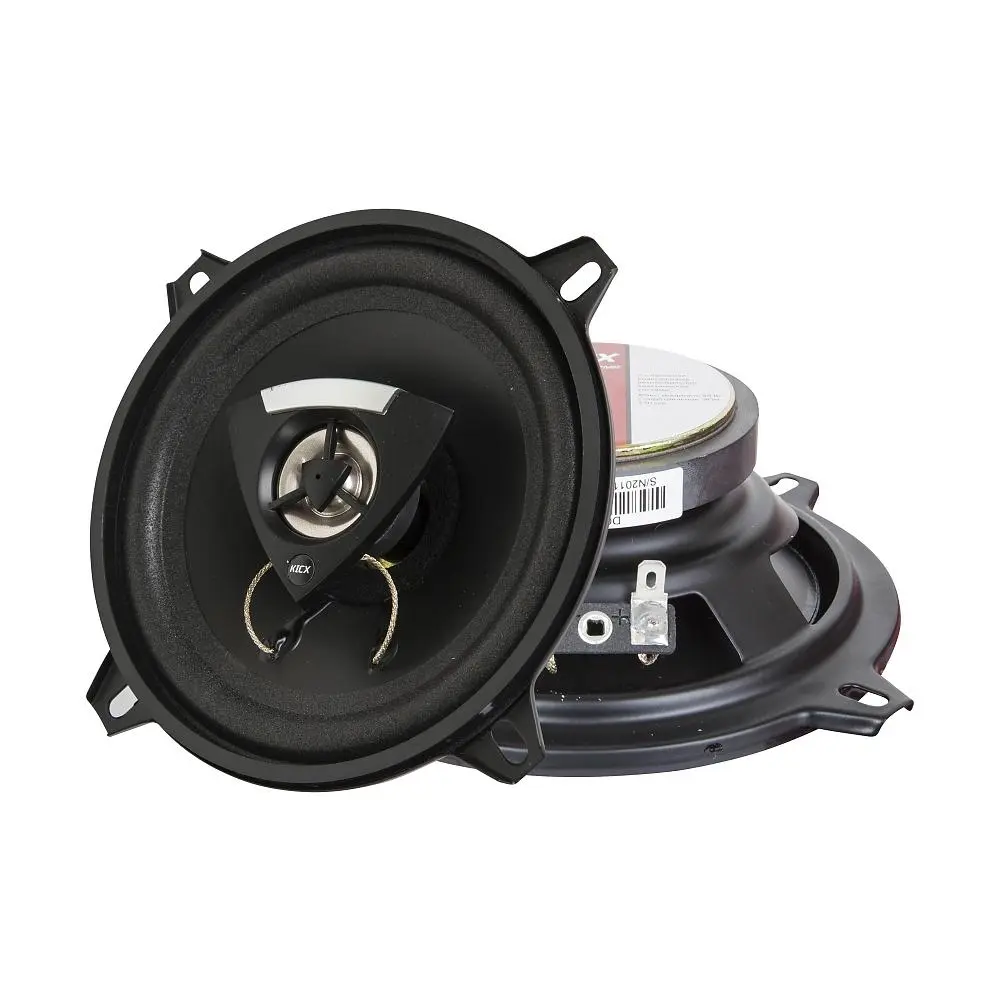 Акустика коаксиальная Kicx DC 502MR. 13 см (5 дюйм.), Мощность динамиков 45 Вт (номинальная), 90 Вт (максимальная).