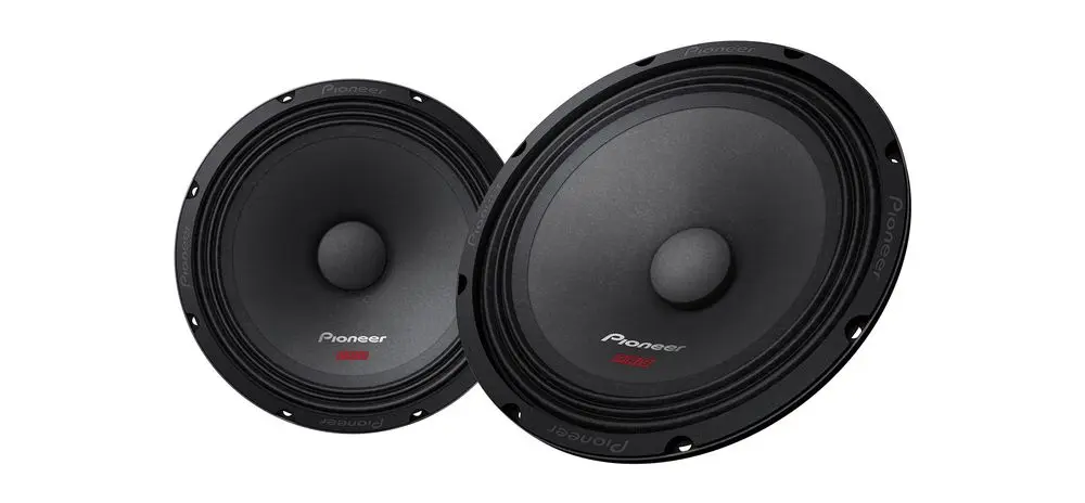 Акустика Среднечастотная АС Pioneer TS-M2010PRO. 20 см (8 дюйм.), Мощность динамиков 180 Вт (номинальная), 400 Вт (максимальная).