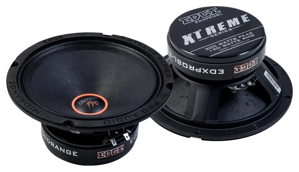 Акустика Среднечастотная АС EDGE EDXPRO8L-E9. 20 см (8 дюйм.), Мощность динамиков 150 Вт (номинальная), 300 Вт (максимальная).