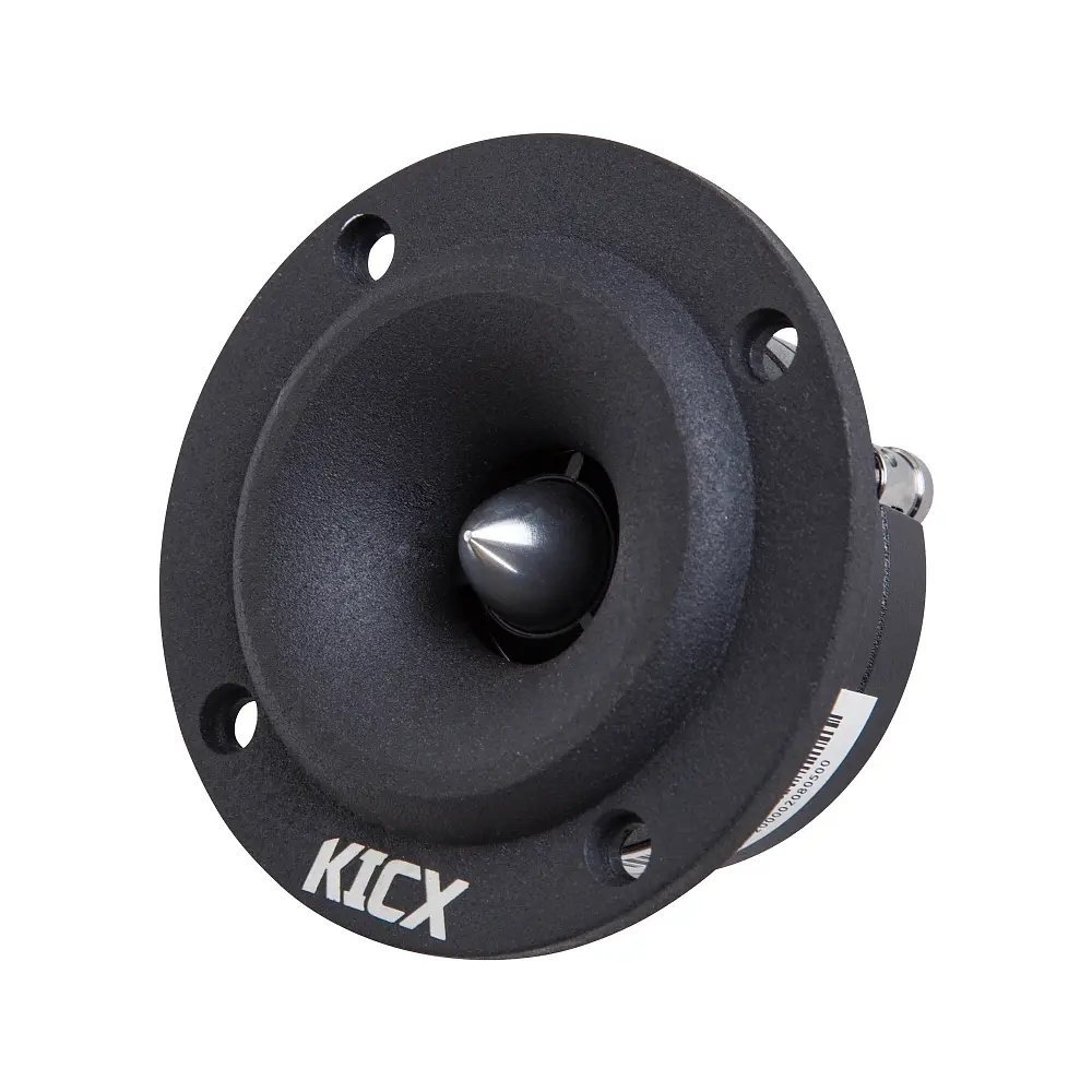 Твитер Kicx DTN 60. 6 см (2.36 дюйм.), Мощность динамиков 75 Вт (номинальная), 150 Вт (максимальная).