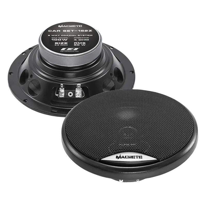 Акустика коаксиальная Deaf Bonce Machete Car Set 162z. 16.5 см (6.5 дюйм.), Мощность динамиков 50 Вт (номинальная), 100 Вт (максимальная).