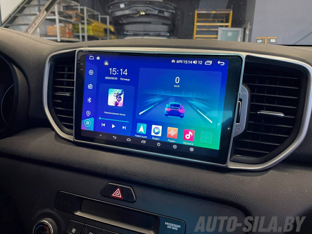 новый экран на платформе Android в Kia Sportage