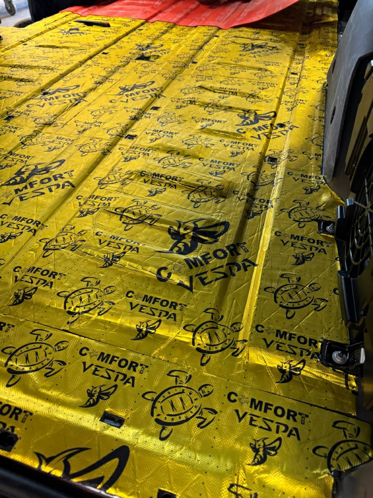 виброизоляция пола материалом comfortmat vespa 
