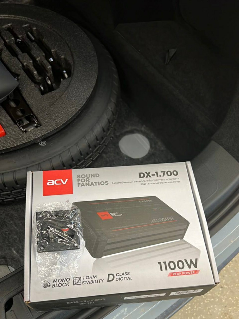  моноблок ACV DX-1.700 в Geely Tugella
