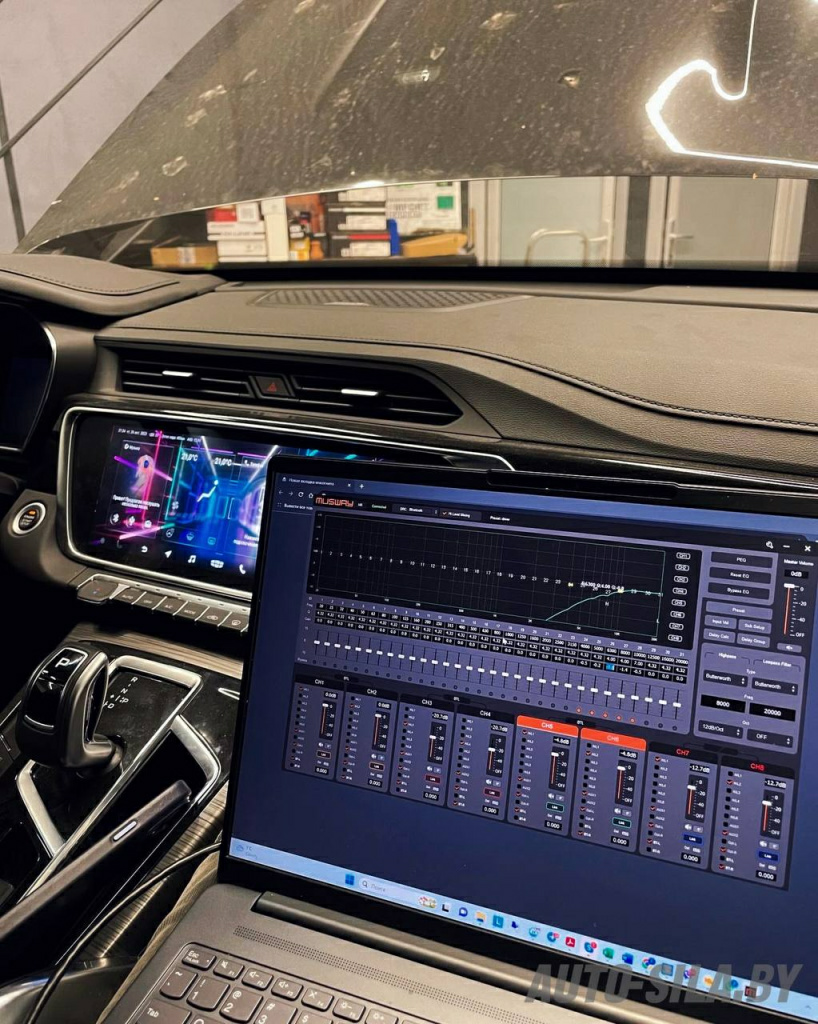 настройка новой аудиосистемы в Джили Атлас Про