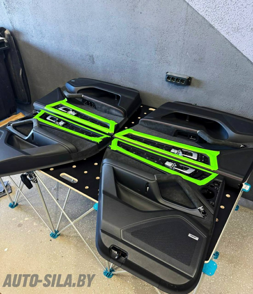 сняли дверные карты для шумоизоляции