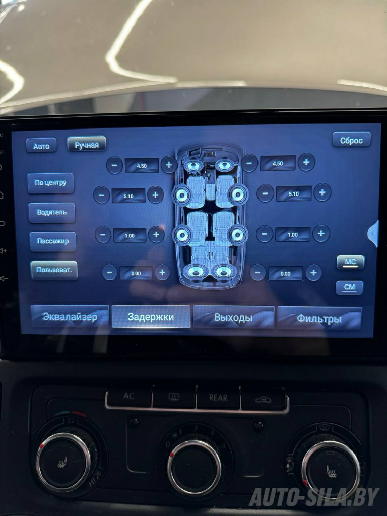 широкоформатный монитор с поддержкой Carplay Androi auto в Volkswagen T5