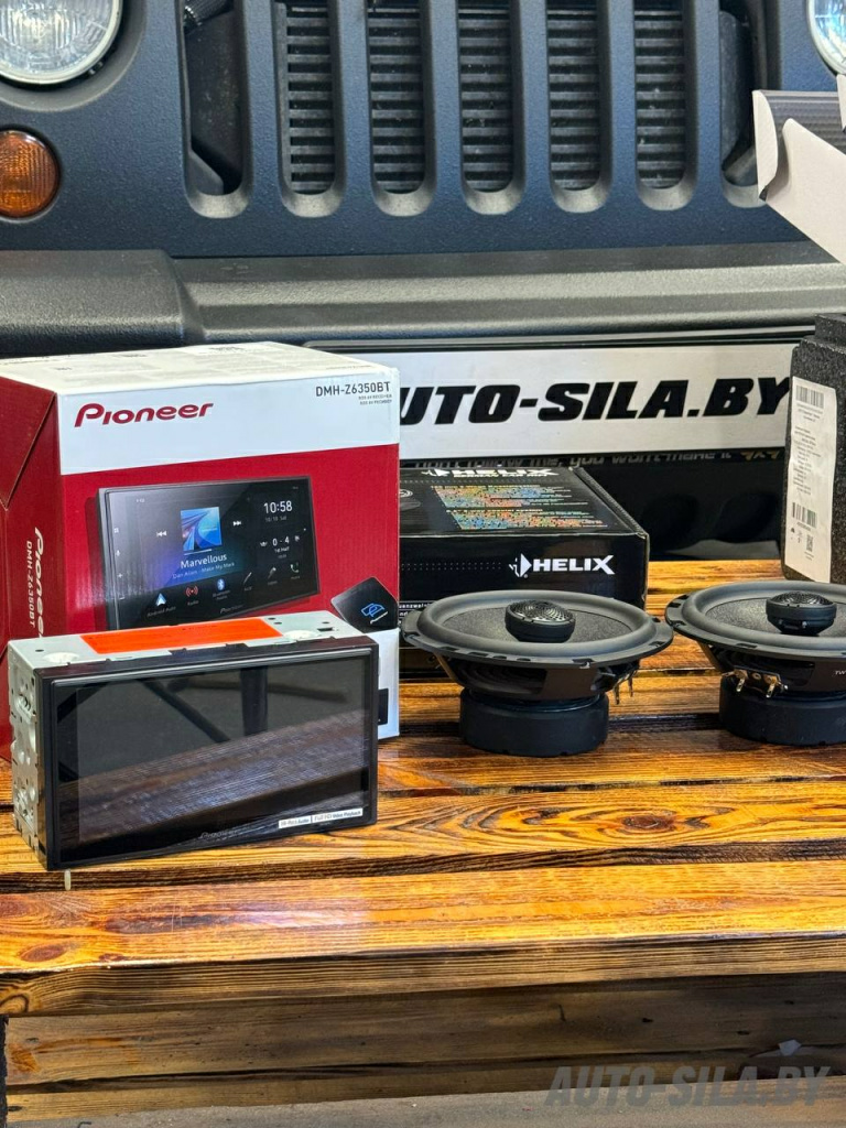 автомагнитола Pioneer DMH-Z6350BT в Джип Вранглер