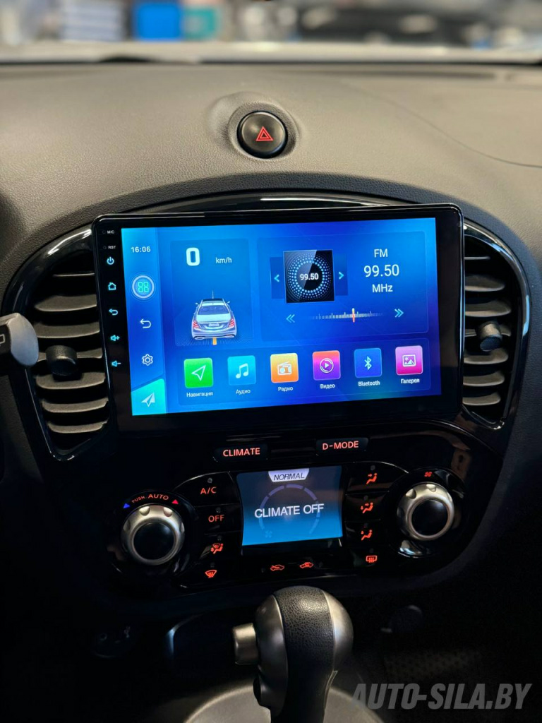 новое головное устройство в Ниссан Жук