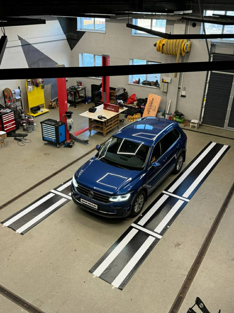 калибровка камер 360 в VW Tiguan 2