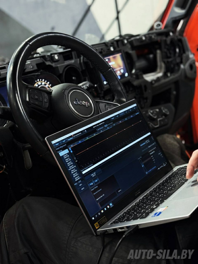настраиваем новую аудиосистему в Jeep Wrangler JL